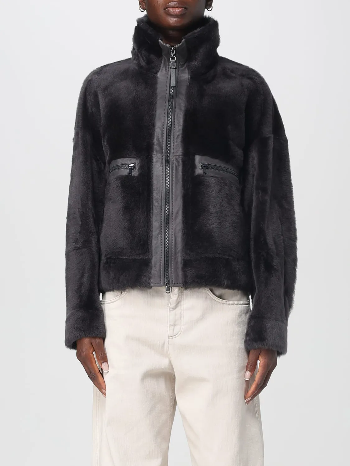 Giacca Brunello Cucinelli in pelliccia