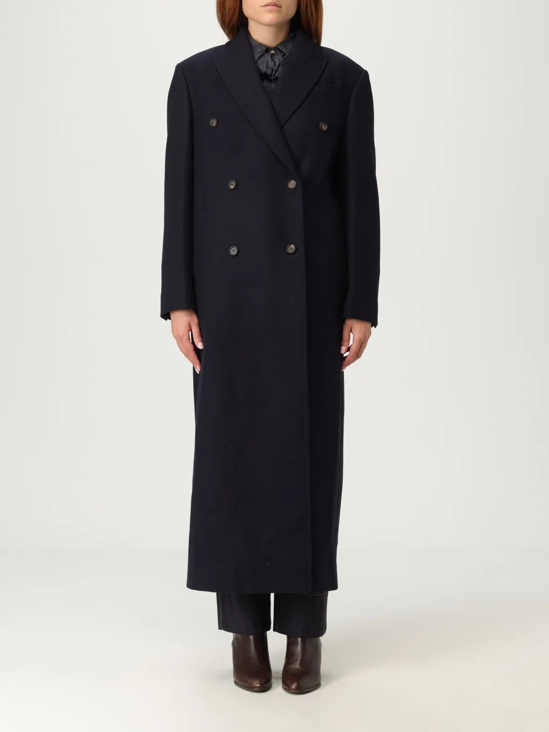 Cappotto classico Brunello Cucinelli in lana