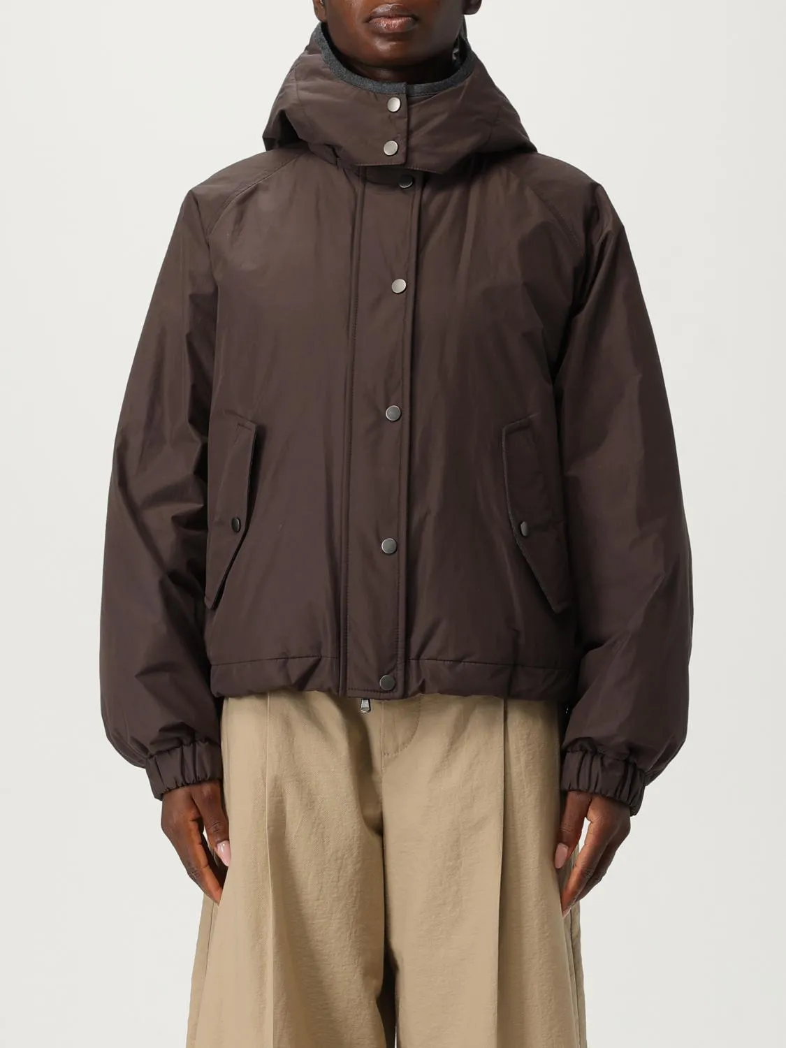 Bomber Brunello Cucinelli in taffetà tecnico idrorepellente