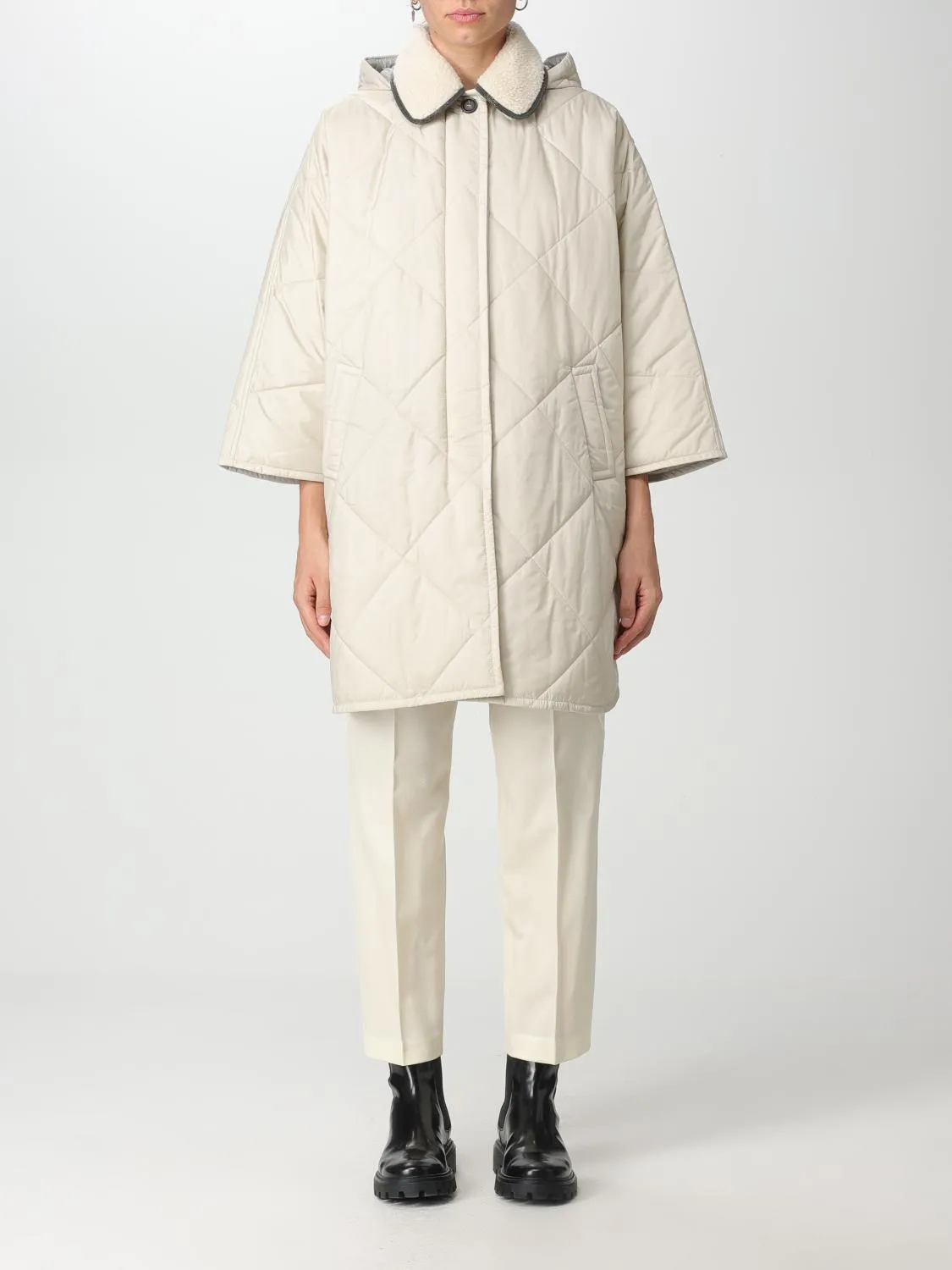 Giacca Brunello Cucinelli in nylon trapuntato