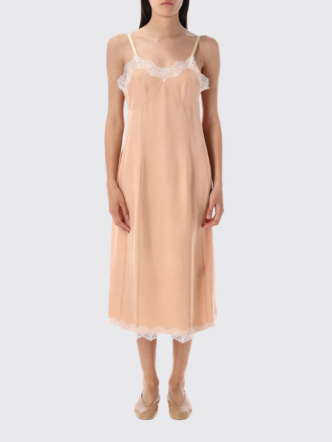 Abito slipdress Carven in viscosa