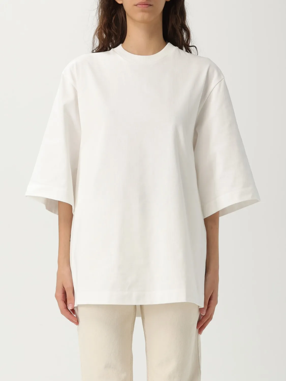 T-shirt over in cotone con logo posteriore Carven