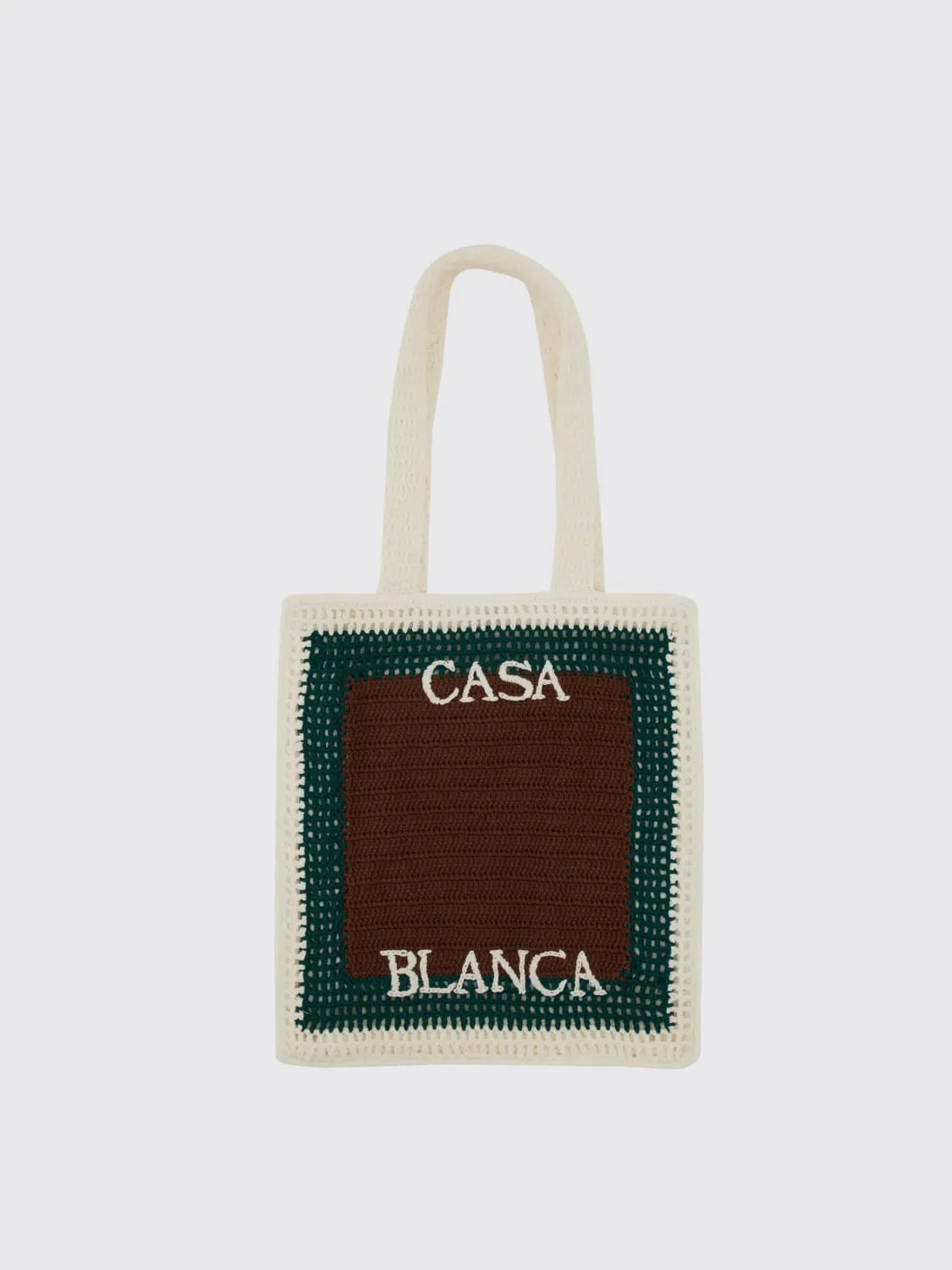 Borse a spalla in cotone all'uncinetto Casablanca