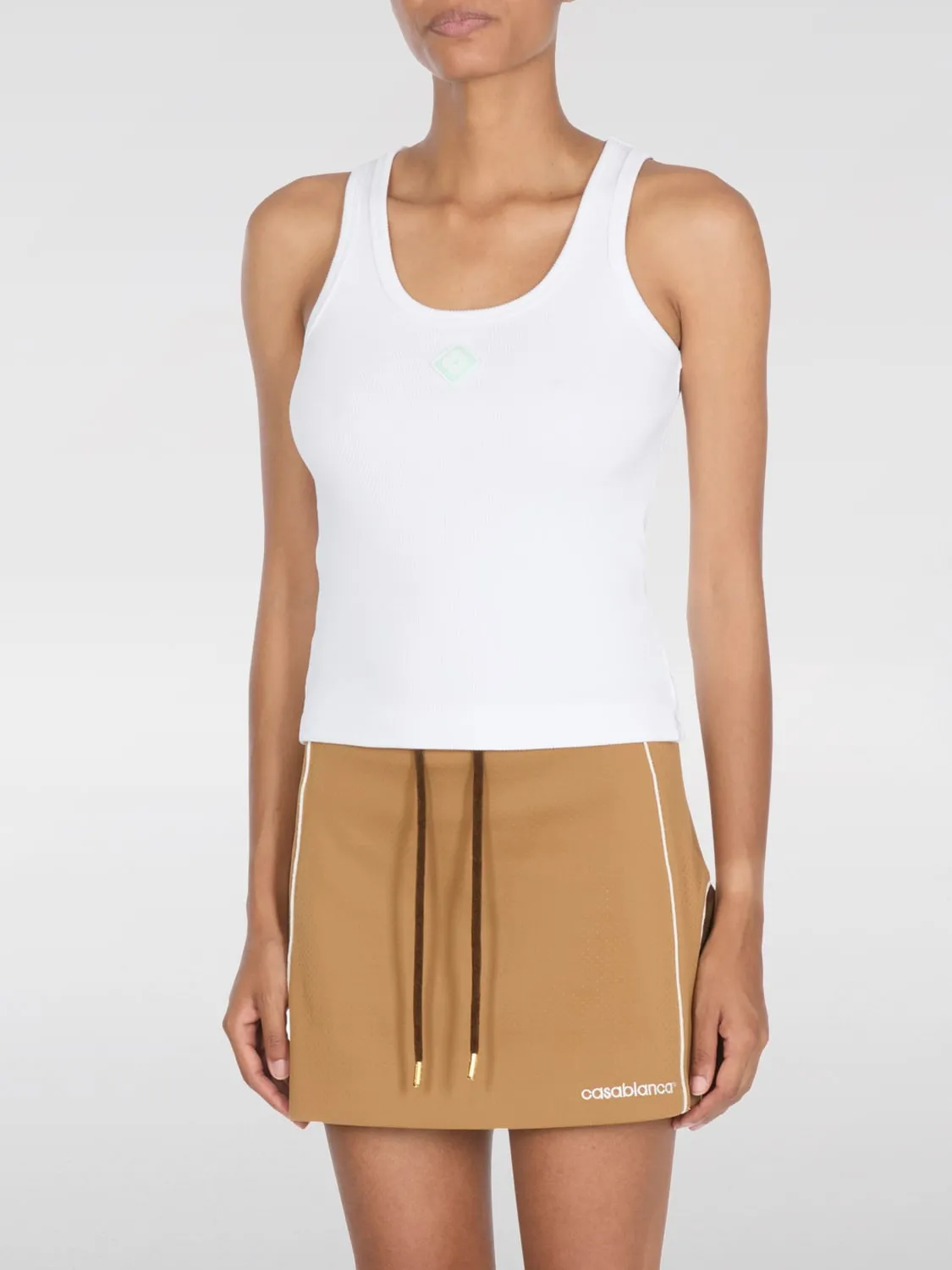 Canotta Casablanca in cotone stretch