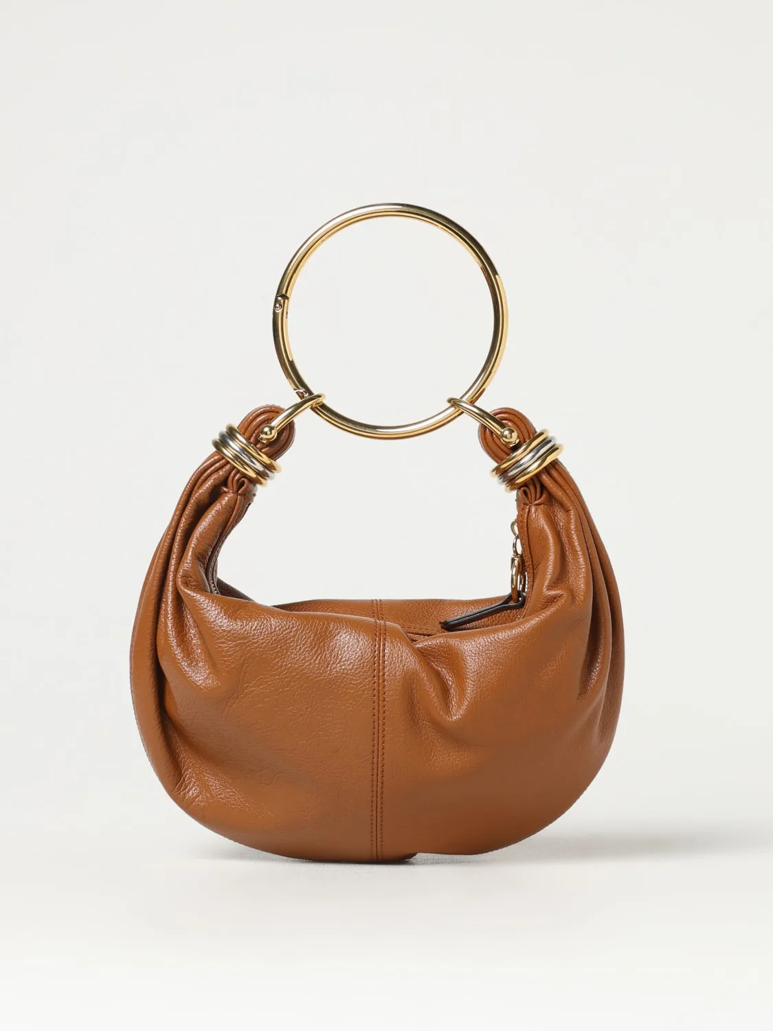 Borsa Bracelet Hobo Chloè in pelle a grana