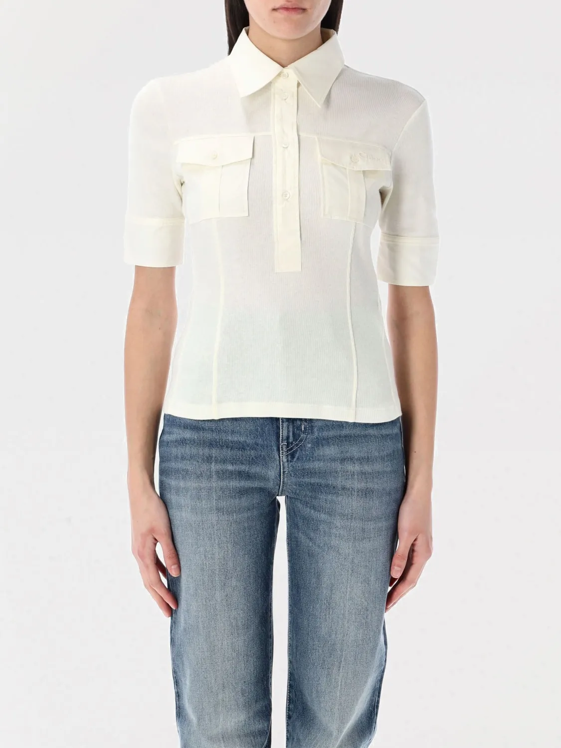 Polo Chloé in jersey