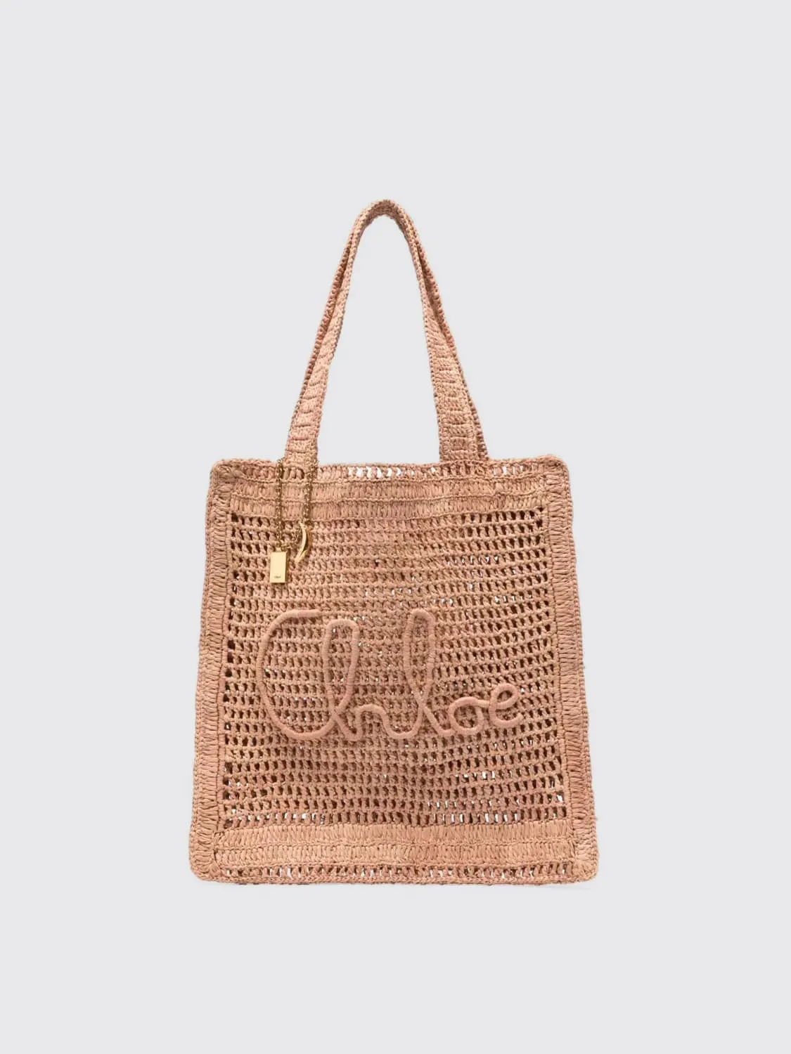 Borsa Summer Banana Chloè in rafia crochet
