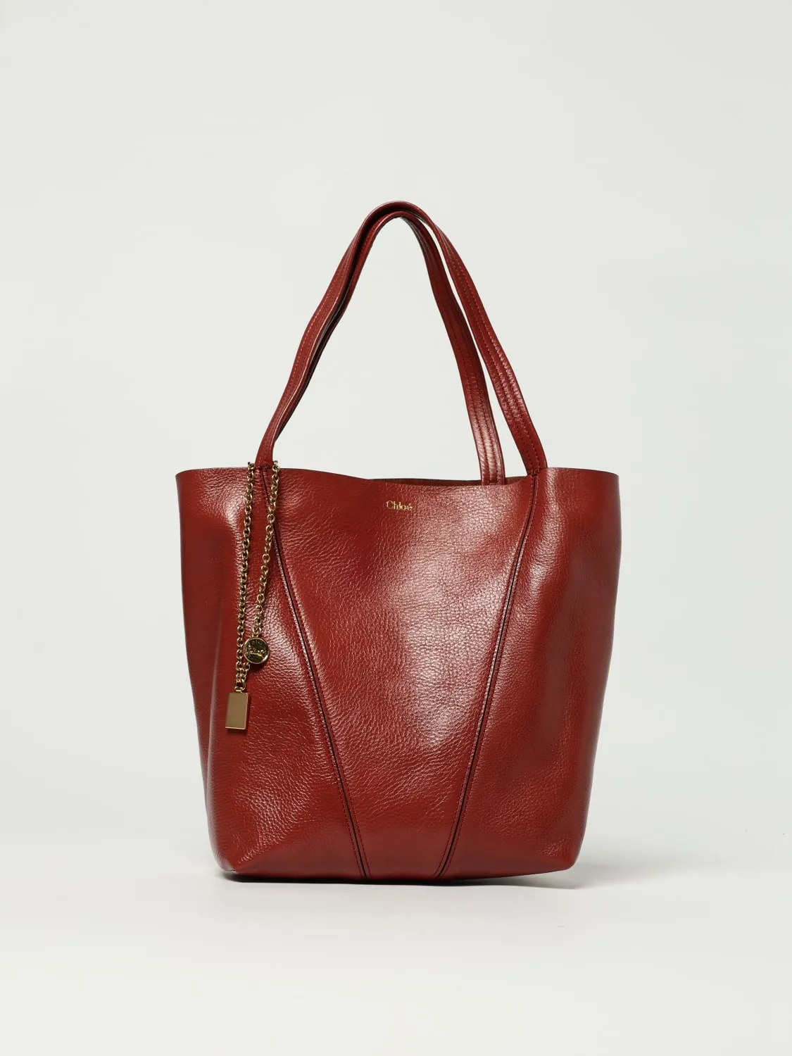 Borsa Spin Chloé in pelle martellata