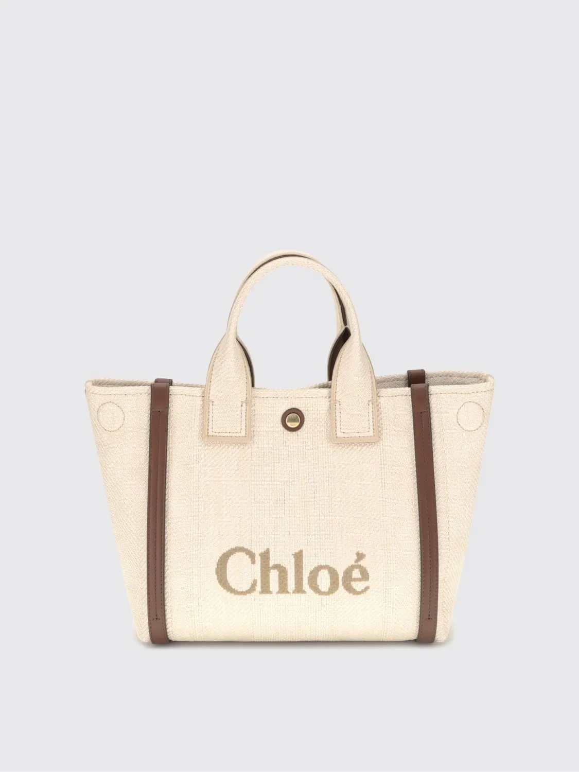 Borsa Carry Small Chloé in canvas