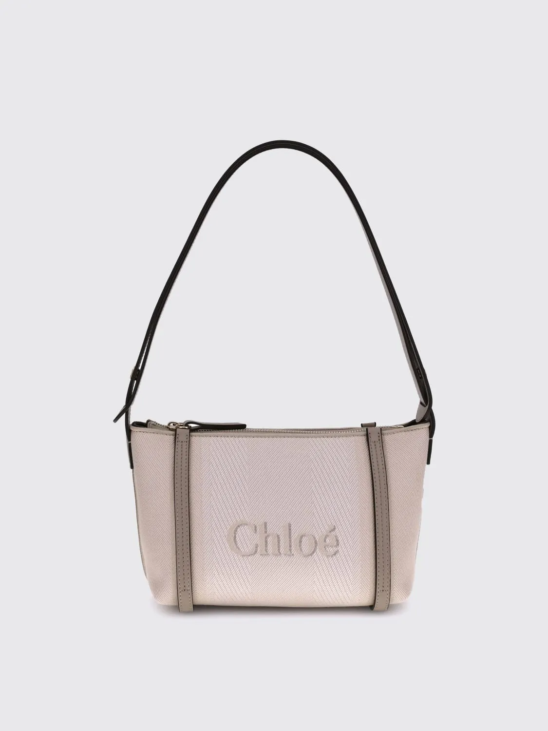 Borsa Carry Chloé in canvas di cotone