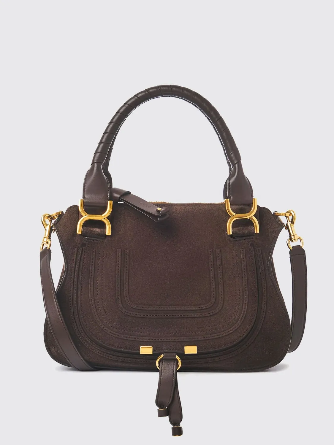Borsa Marcie Small Chloé in camoscio