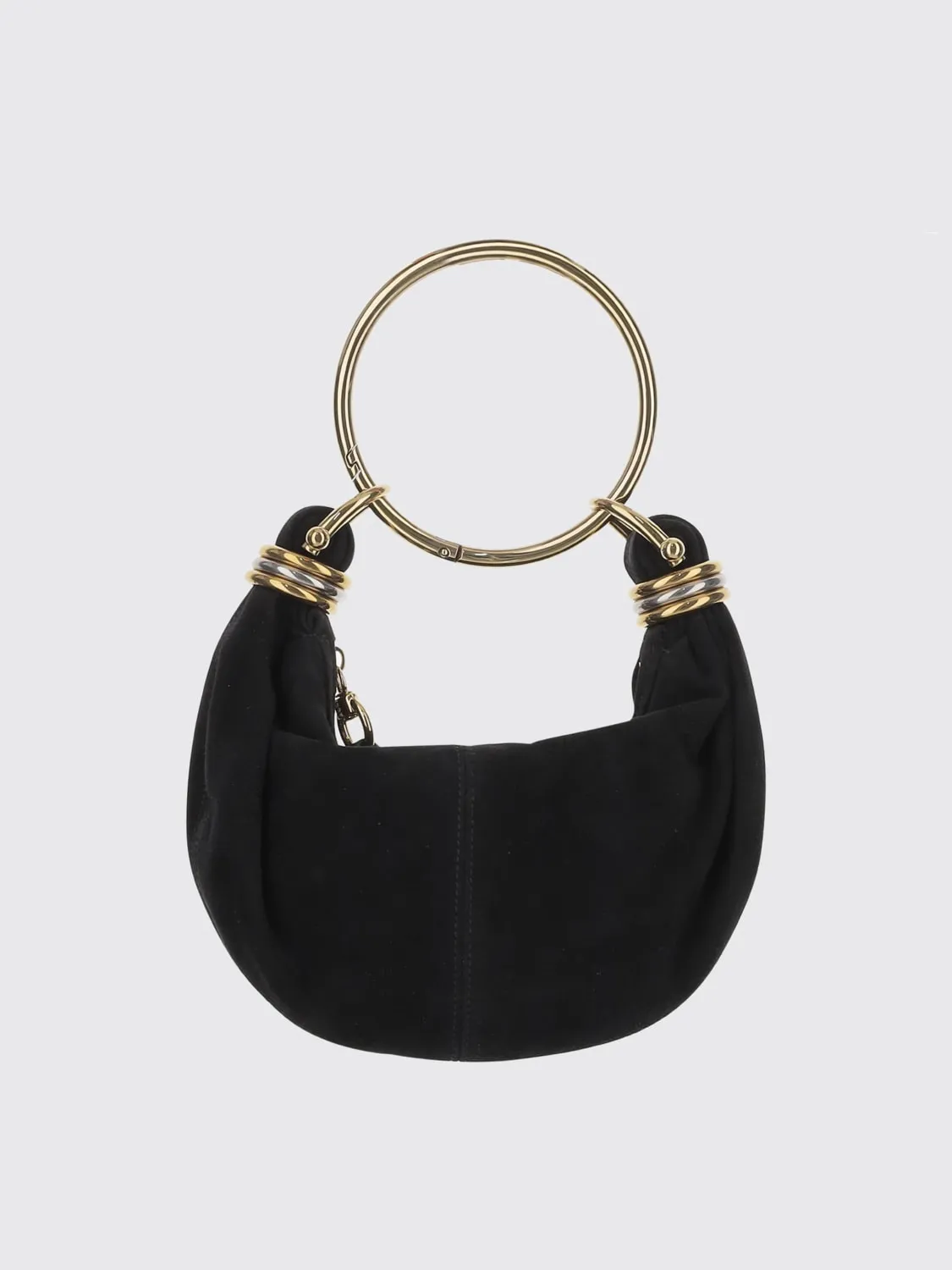 Borsa Bracelet Mini Chloé in camoscio
