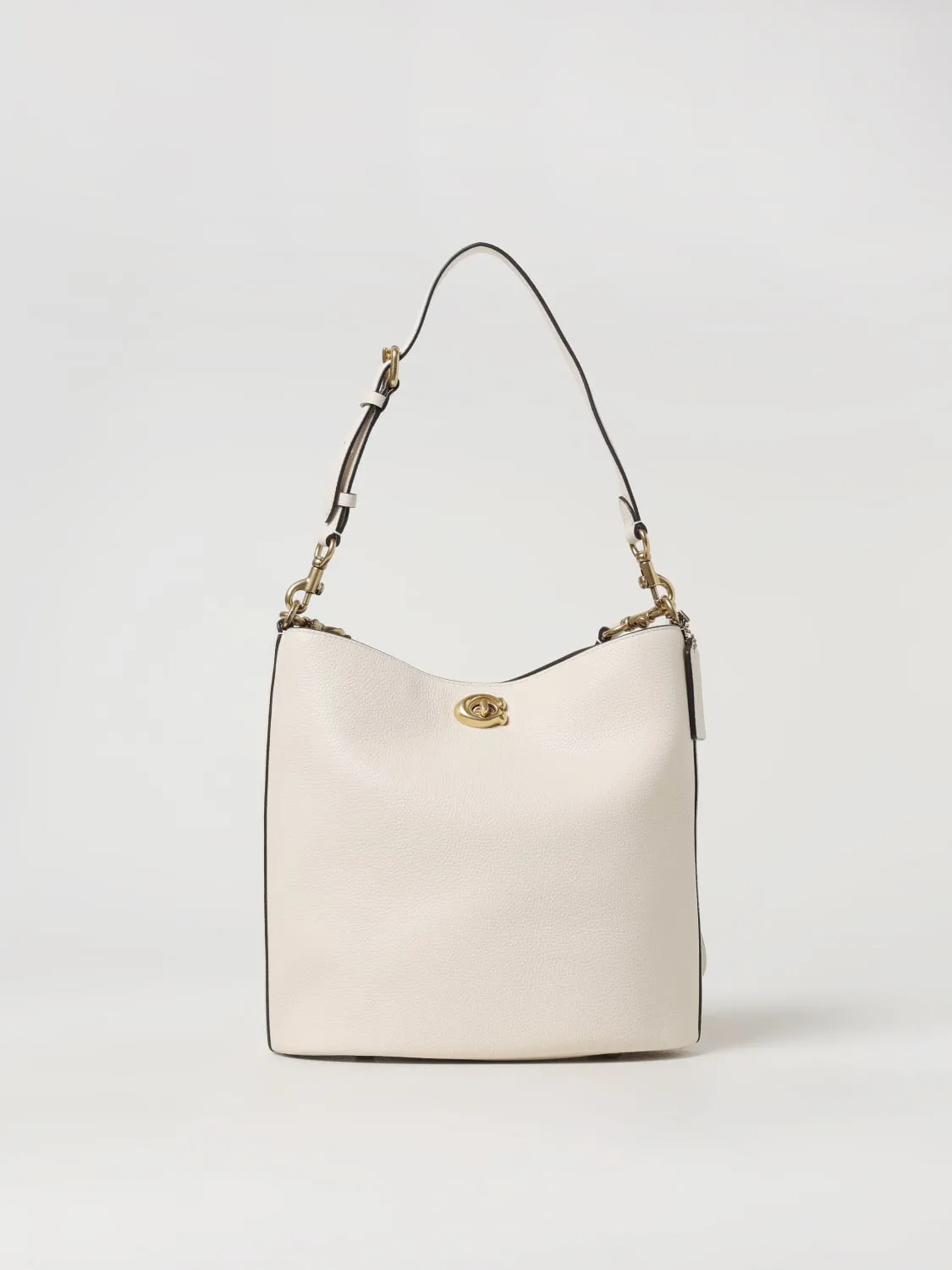 Borse a spalla in pelle di vitello Coach