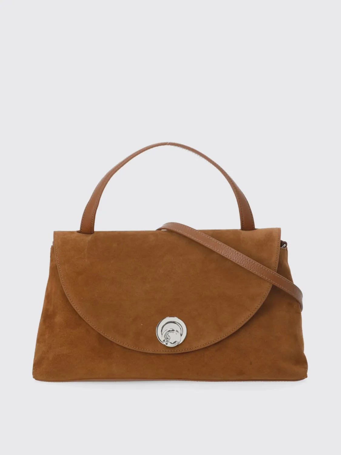 Borsa Nikla Large Coccinelle in camoscio