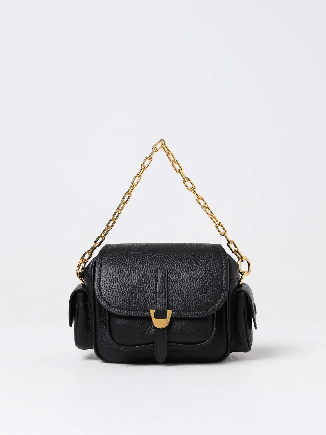 Borsa Campus Mini Coccinelle in pelle a grana