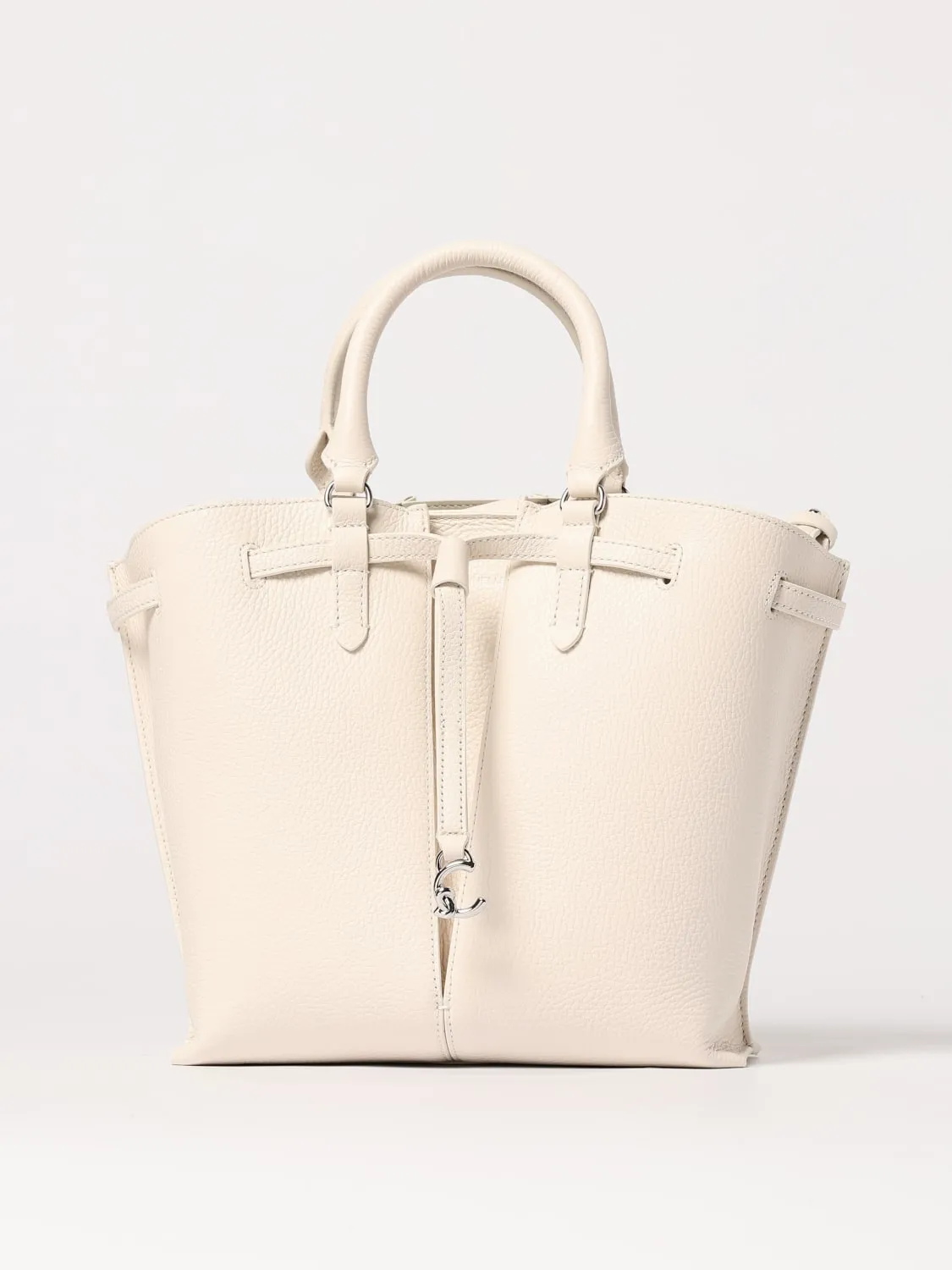 Borsa Flores Coccinelle in pelle a grana