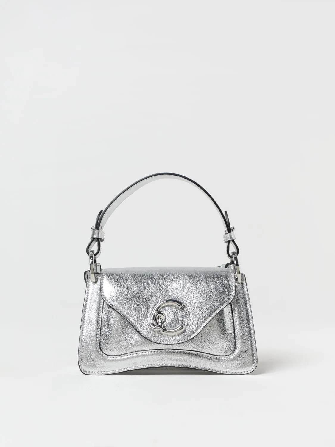 Borsa Coccinelle in pelle laminata