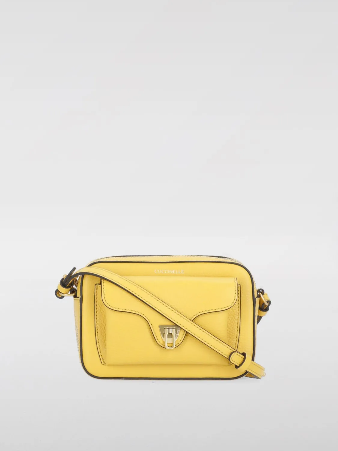 Borsa Beat Soft Mini Coccinelle in pelle a grana