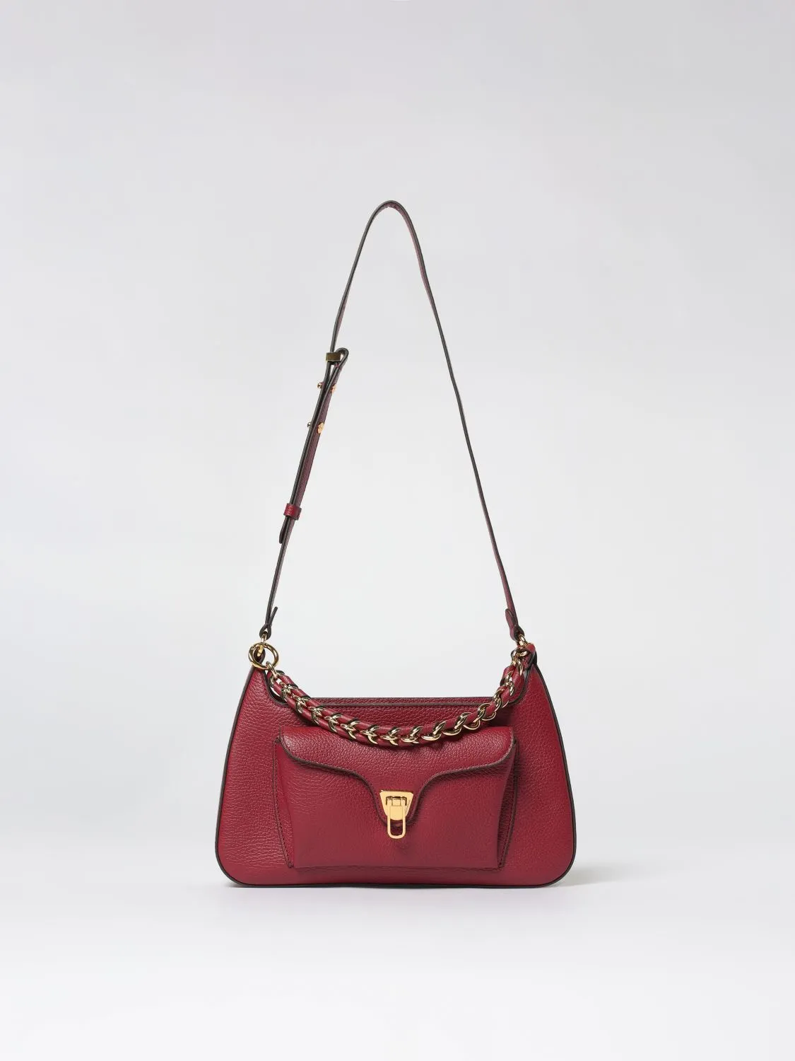 Borsa Beat Generation Coccinelle in pelle a grana