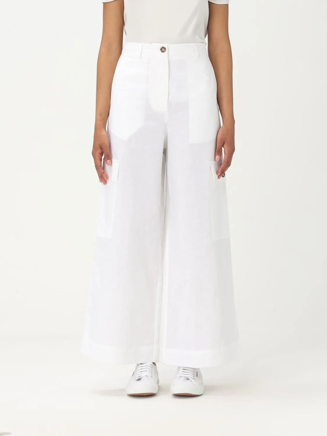 Pantalone classico Colmar in lino e cotone