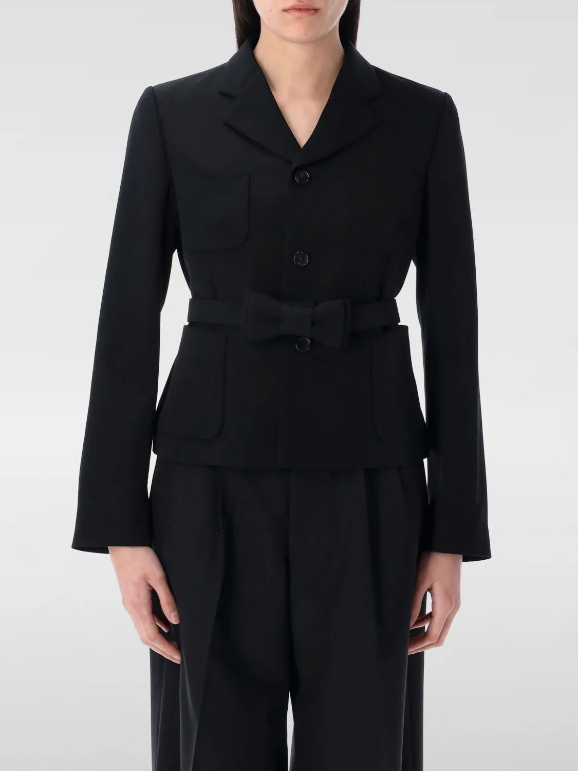 Blazer a monopetto in lana Comme Des Garcons