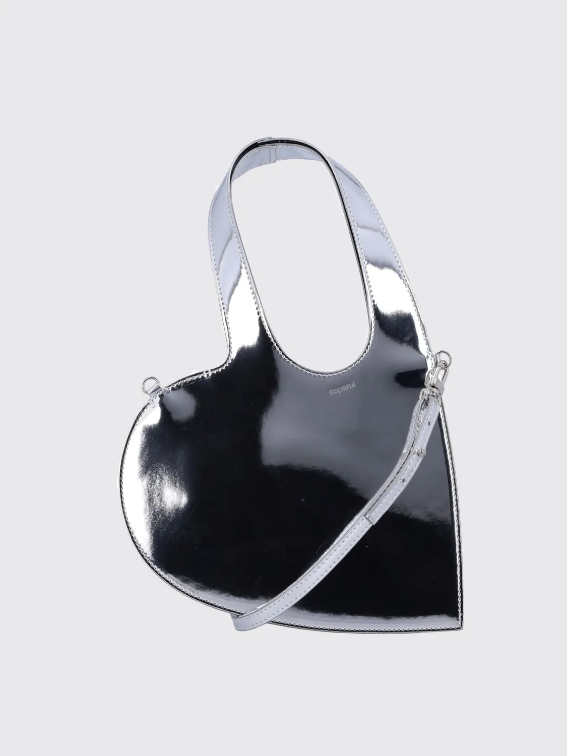 Borsa Baby Heart Coperni in pelle laminata