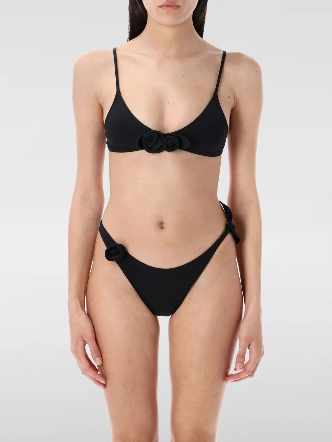 Costume da bagno bikini con fiori Coperni