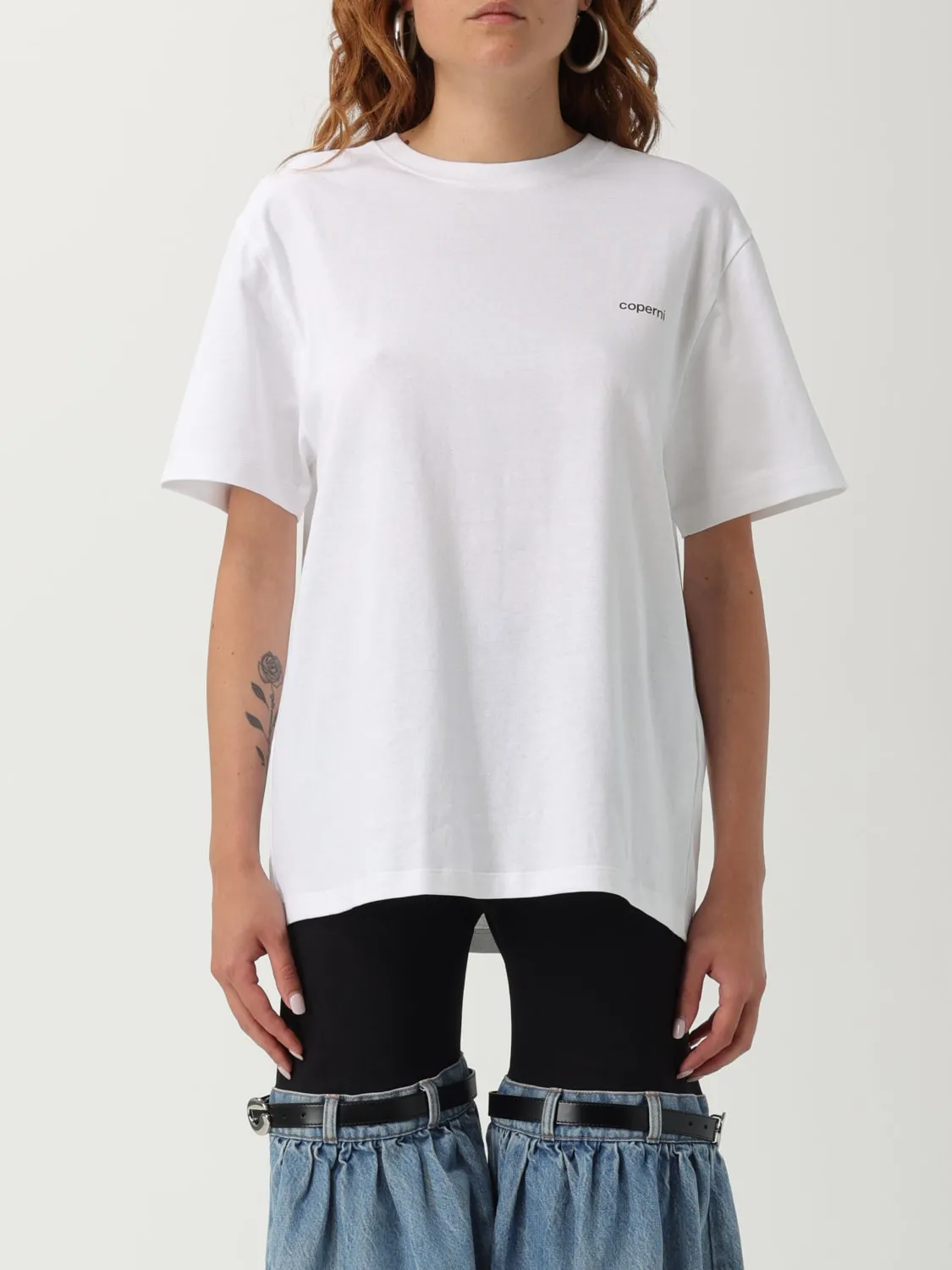 T-shirt basic Coperni in cotone organico