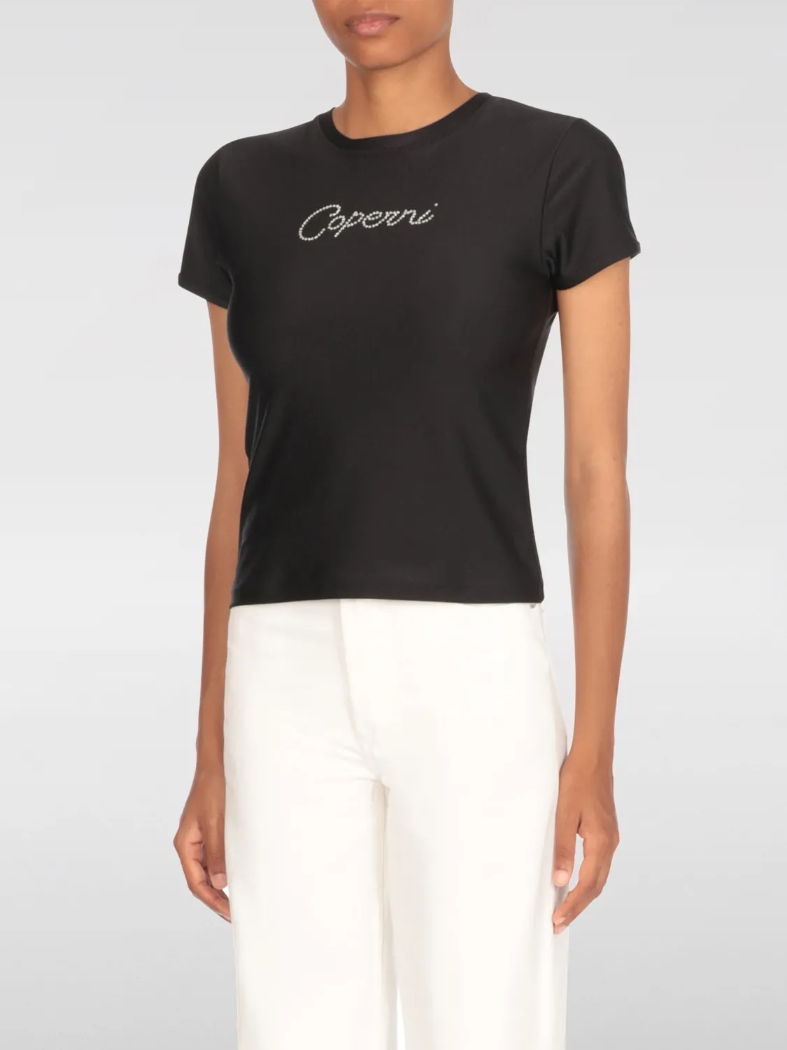 T-shirt Coperni in jersey con logo