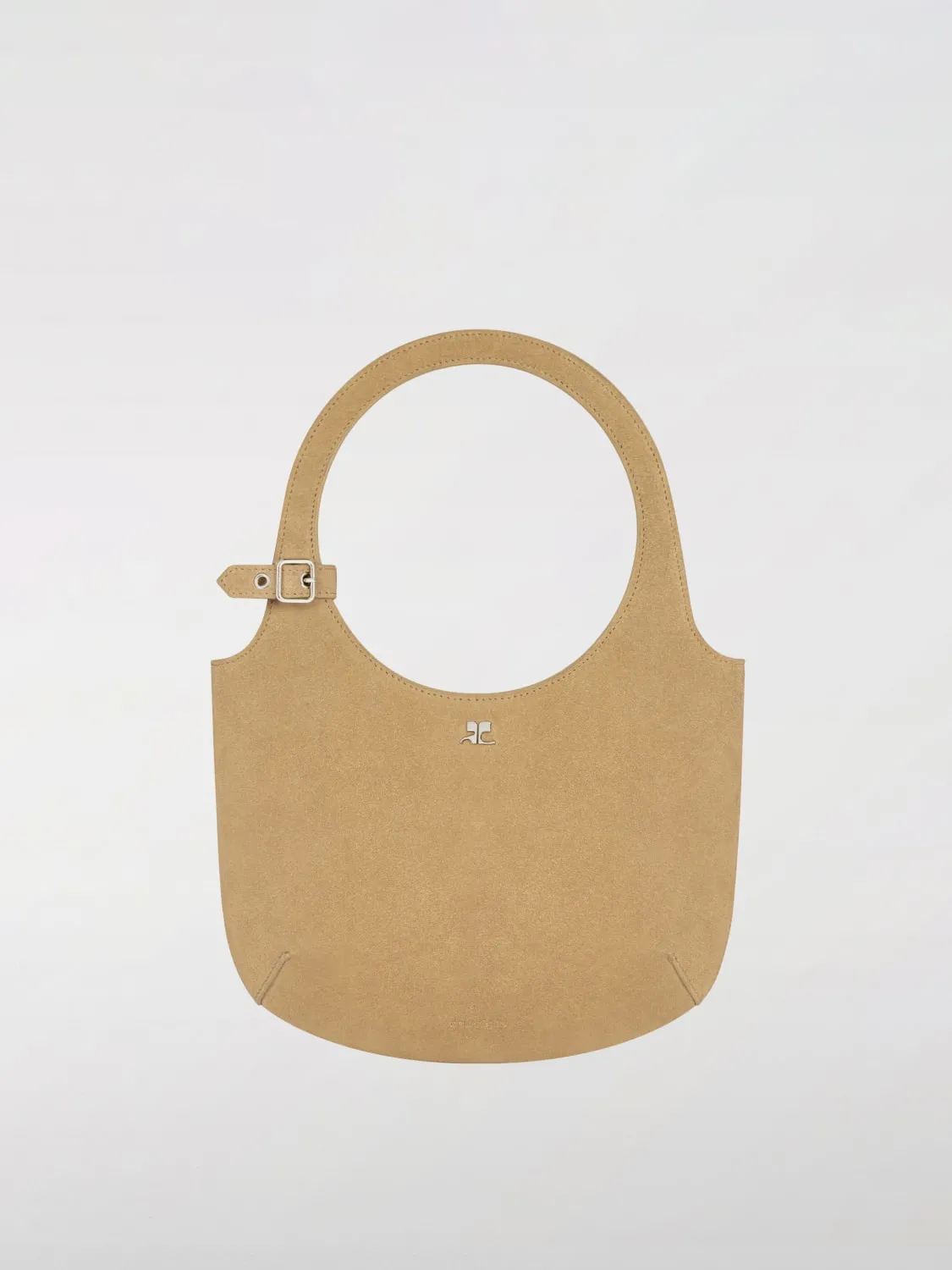 Borsa Holy Courrèges in camoscio