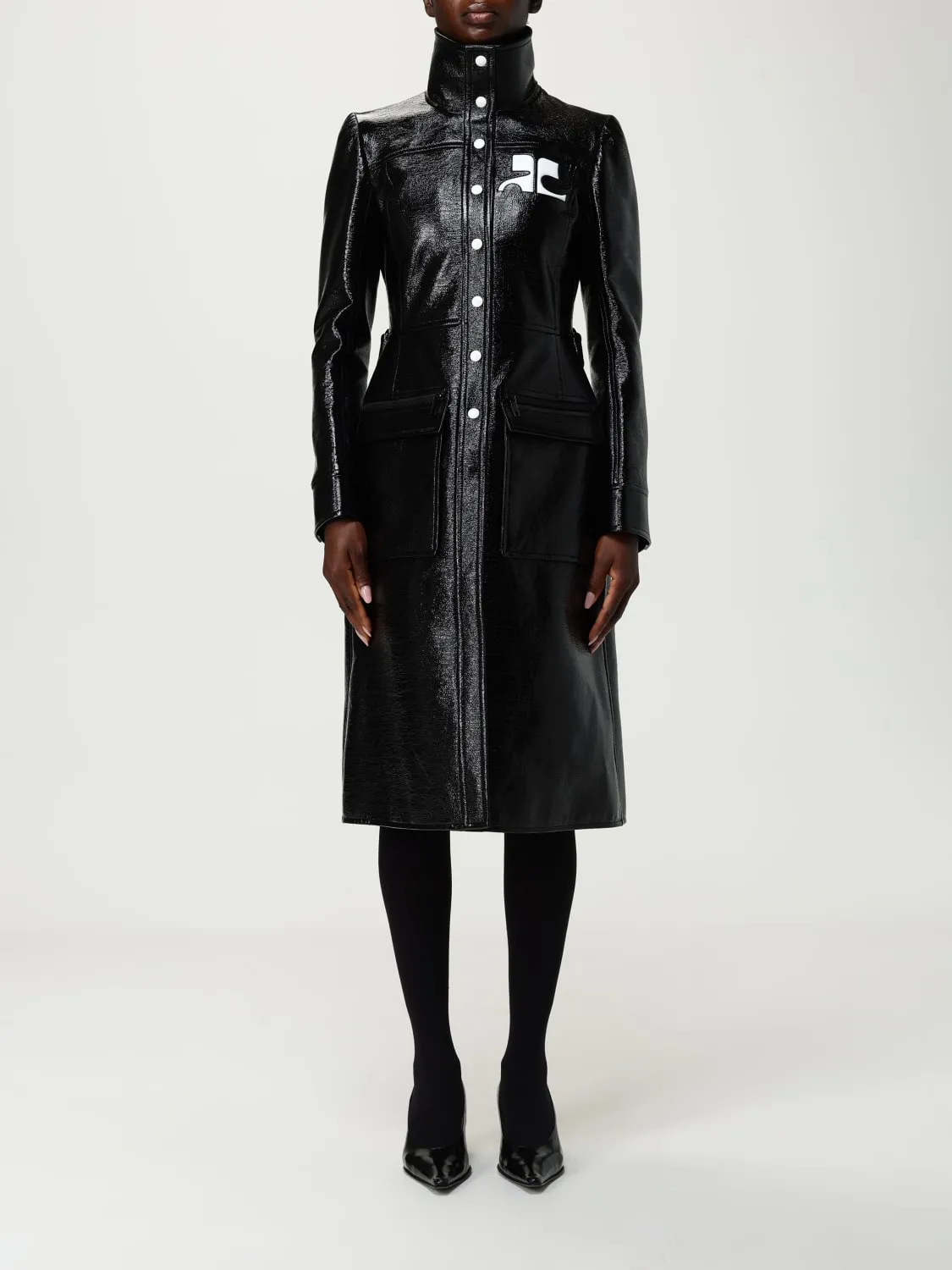 Trench Courrèges in vernice
