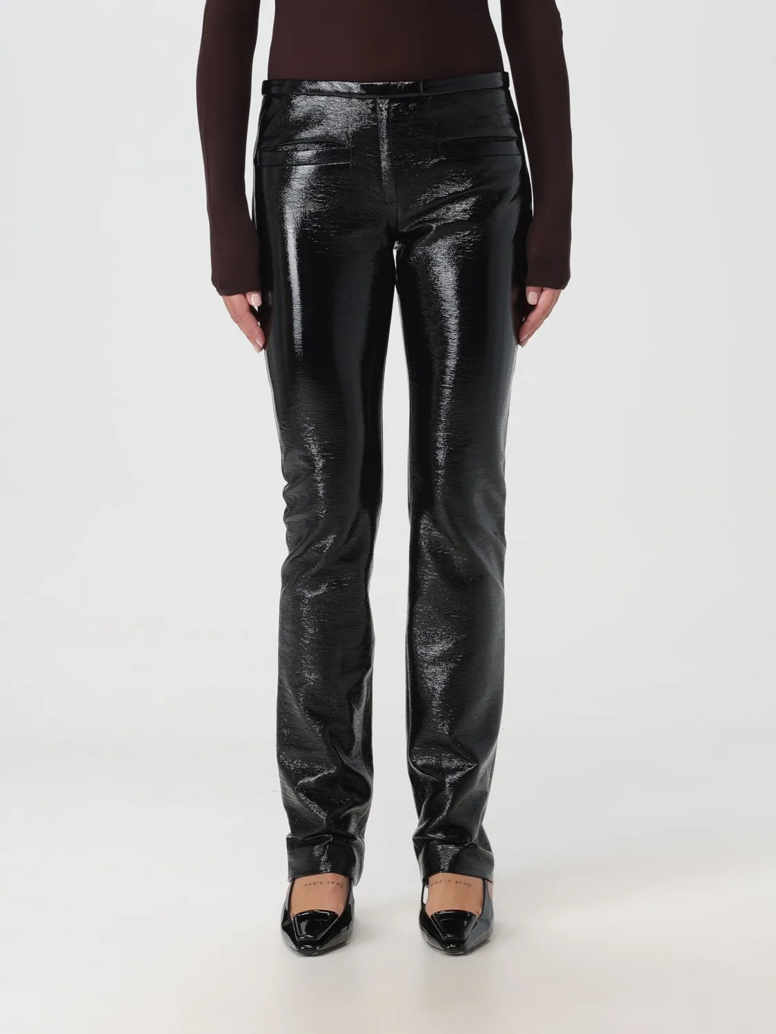 Pantalone Courrèges in vernice