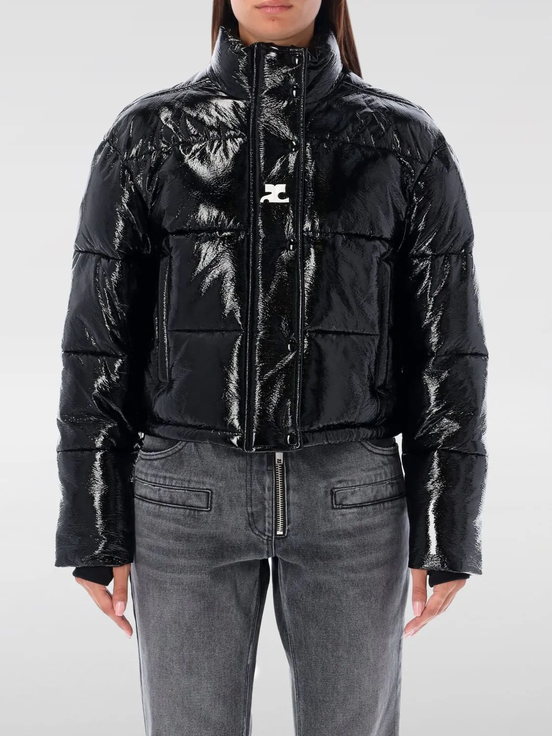 Bomber CourrÈges in vernice padded