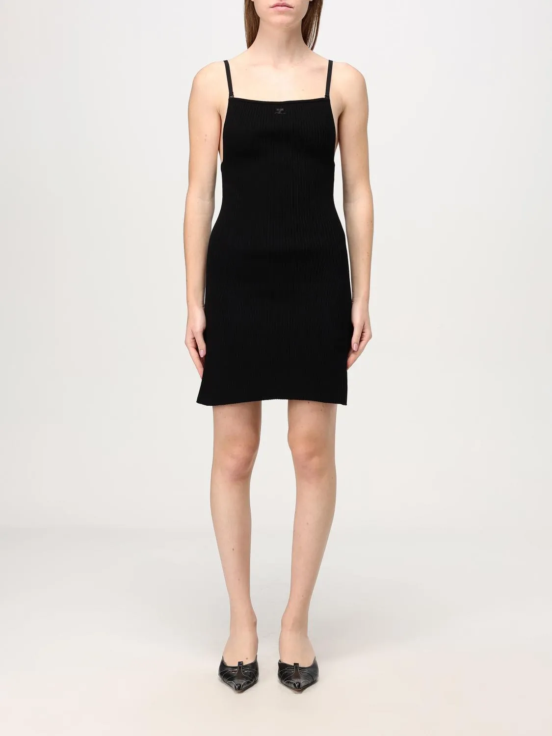 Abito basic Courrèges in misto viscosa