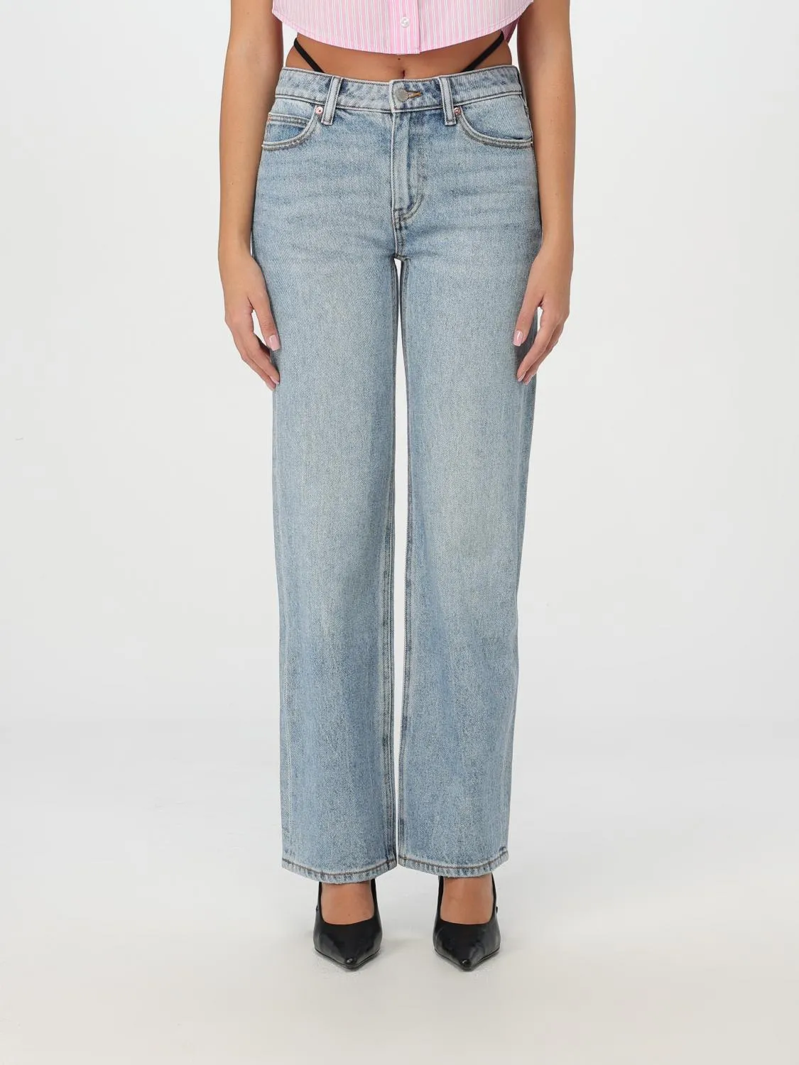Jeans Denim X Alexander Wang in denim di cotone
