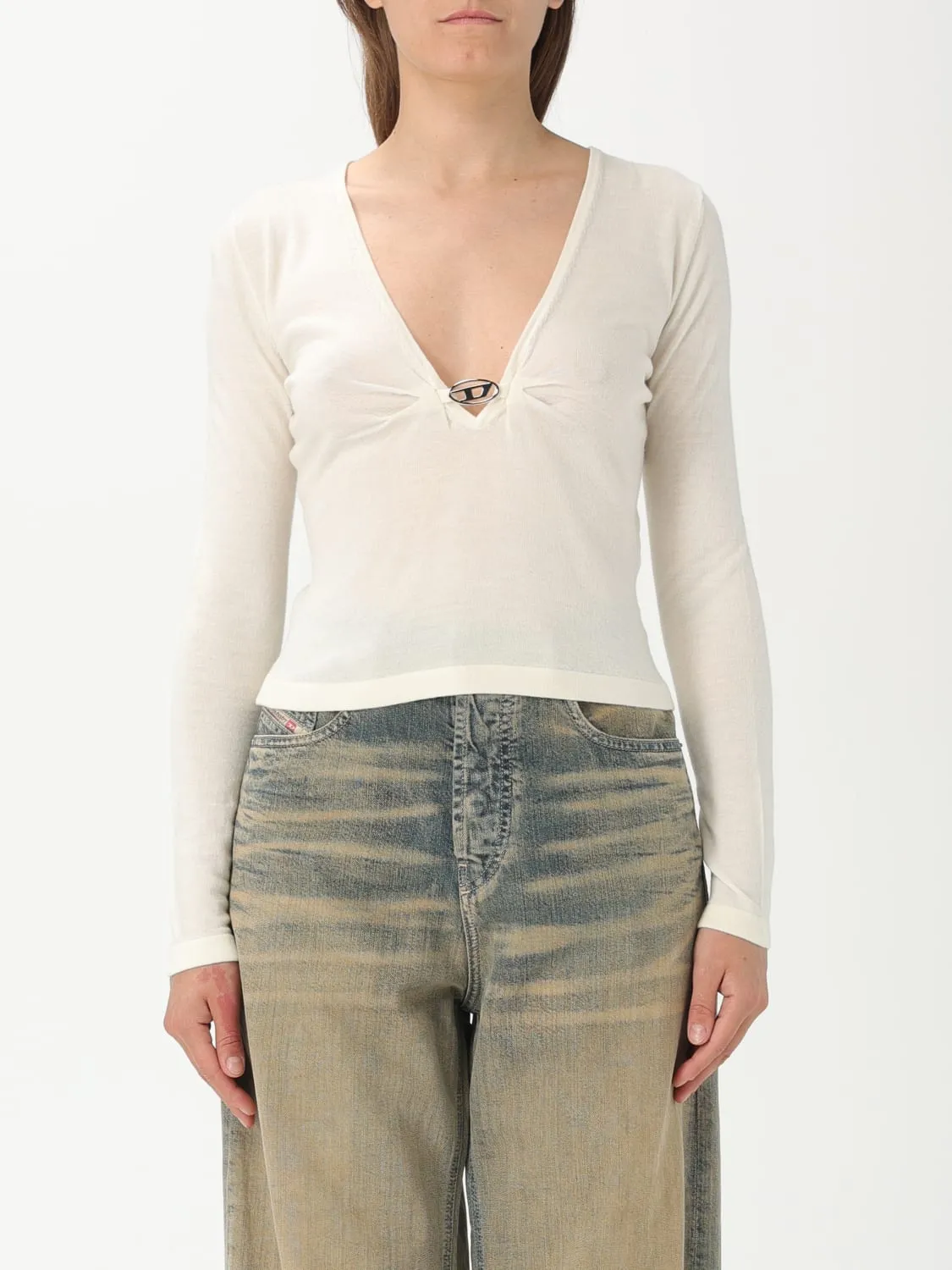 Maglia a v Diesel in lana