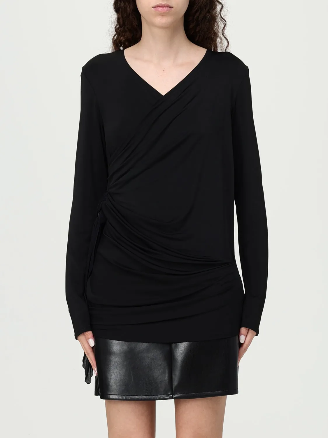 Maglia a v T-Crissy-Plain Diesel