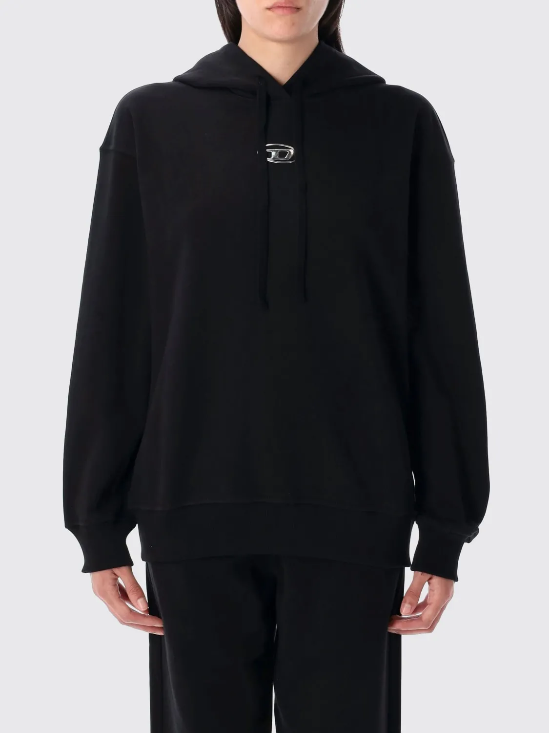 Felpa con cappuccio Oval D Diesel in cotone