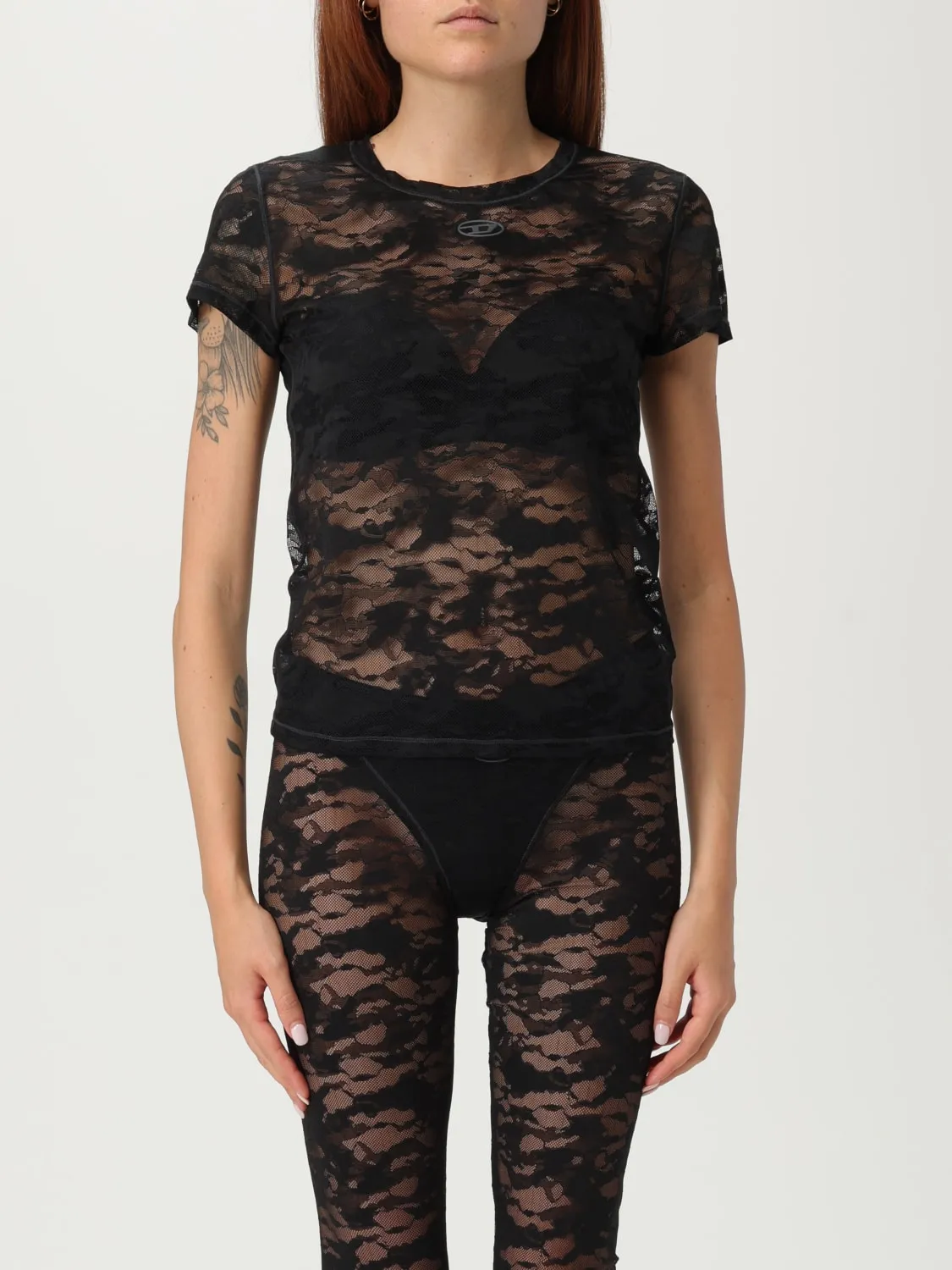 T-shirt in pizzo Diesel