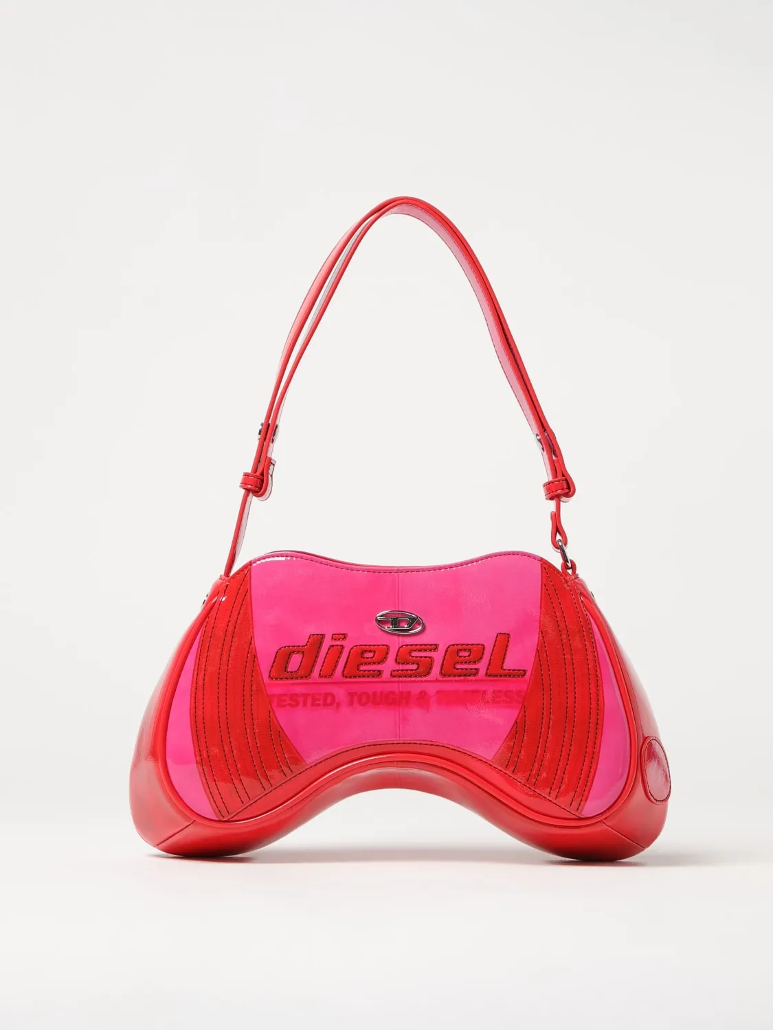 Borsa a spalla Play Diesel in pelle sintetica