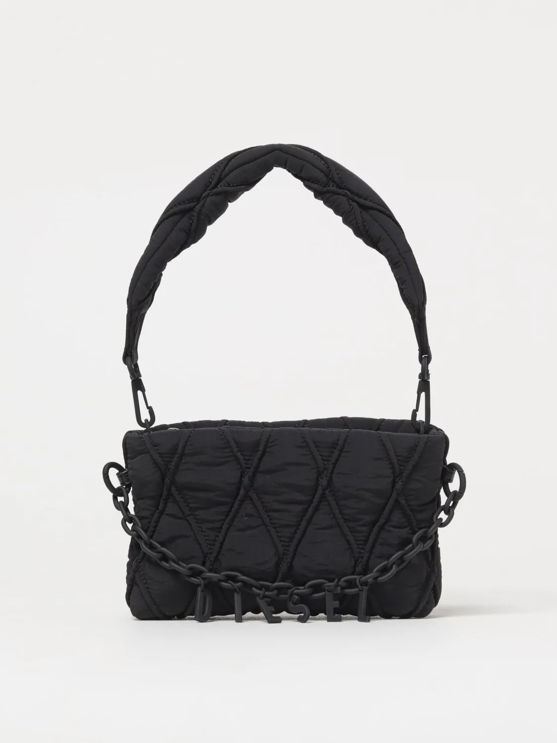 Charm-D S-Borsa a spalla piccola in nylon trapuntato Diesel