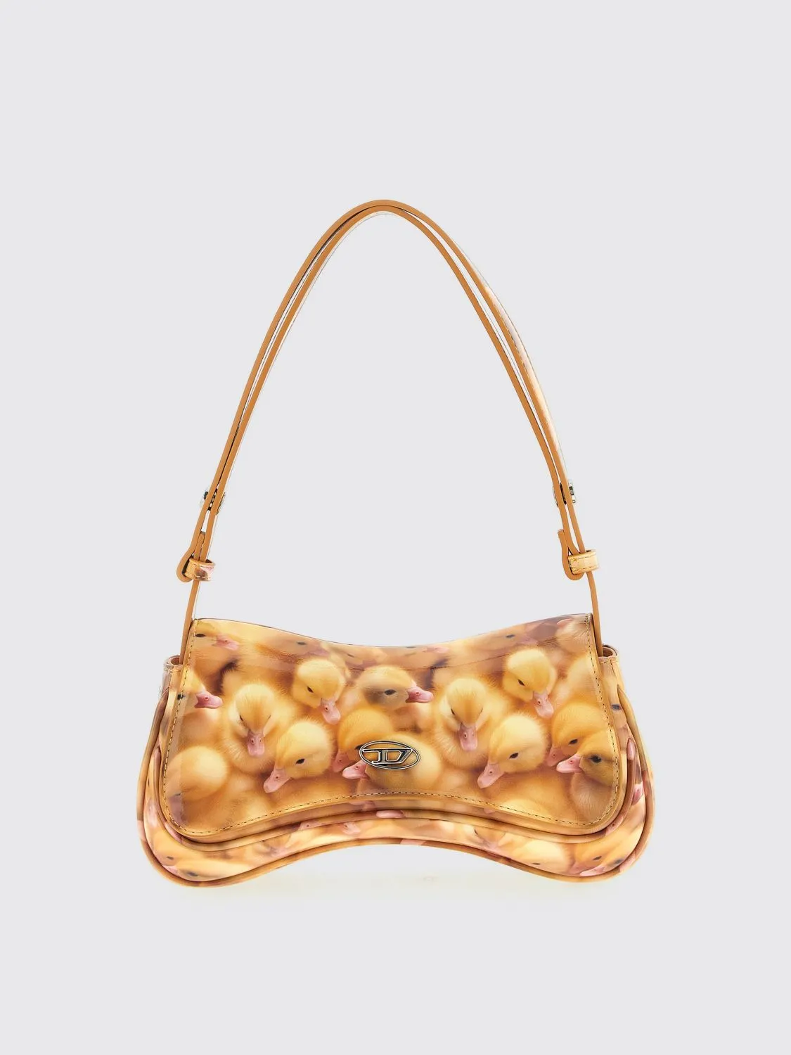 Borsa Play Crossbody Diesel con stampa pulcini