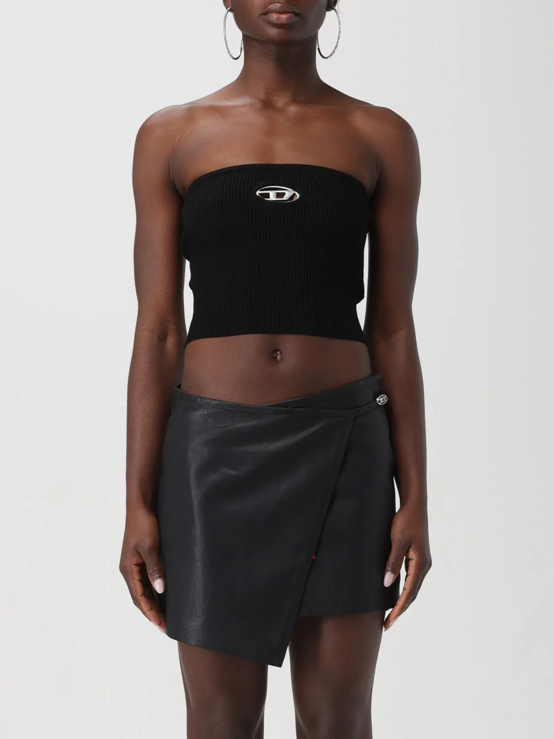 Top Diesel in tessuto a costine