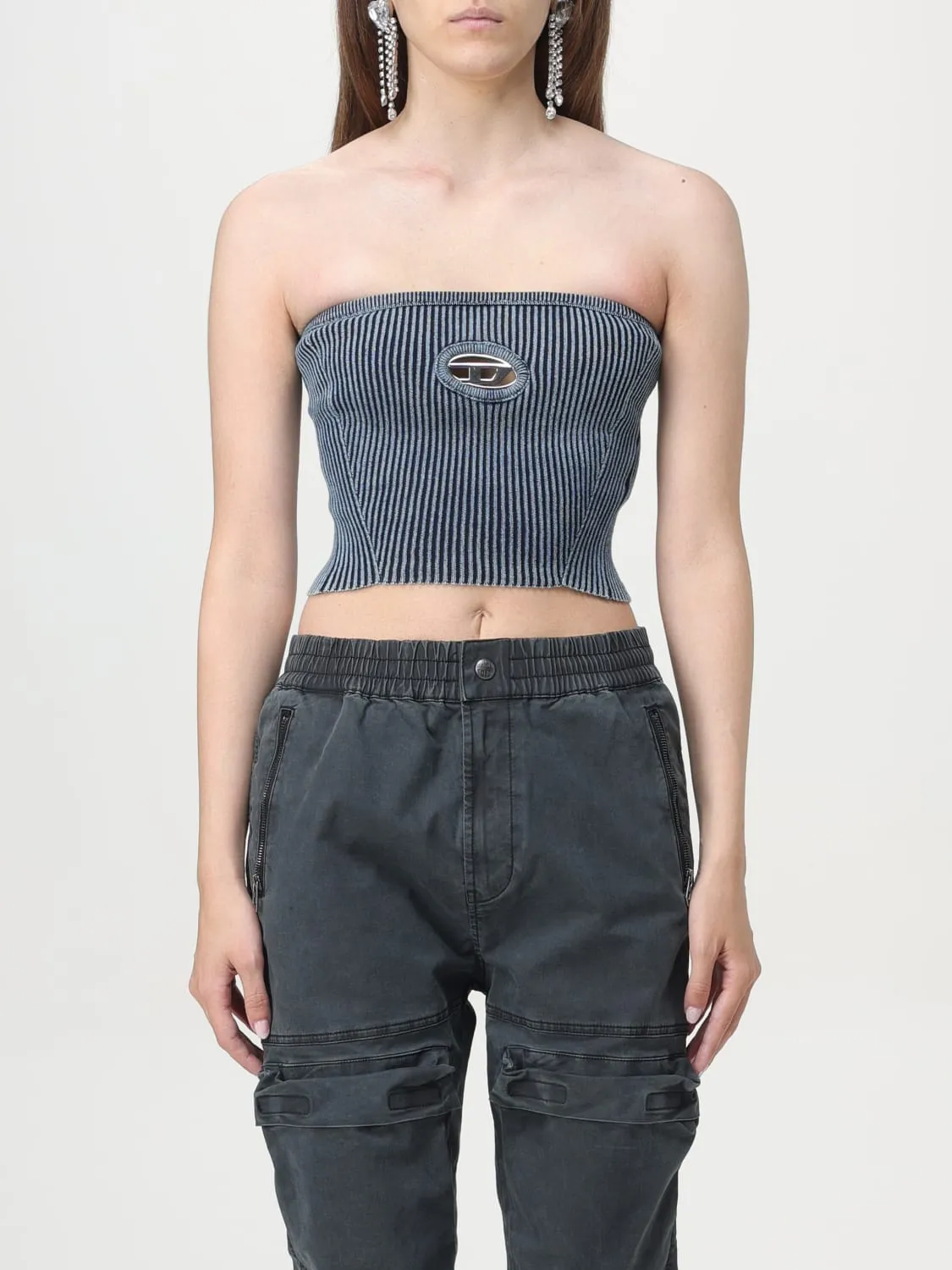 Top Oval D Diesel in cotone