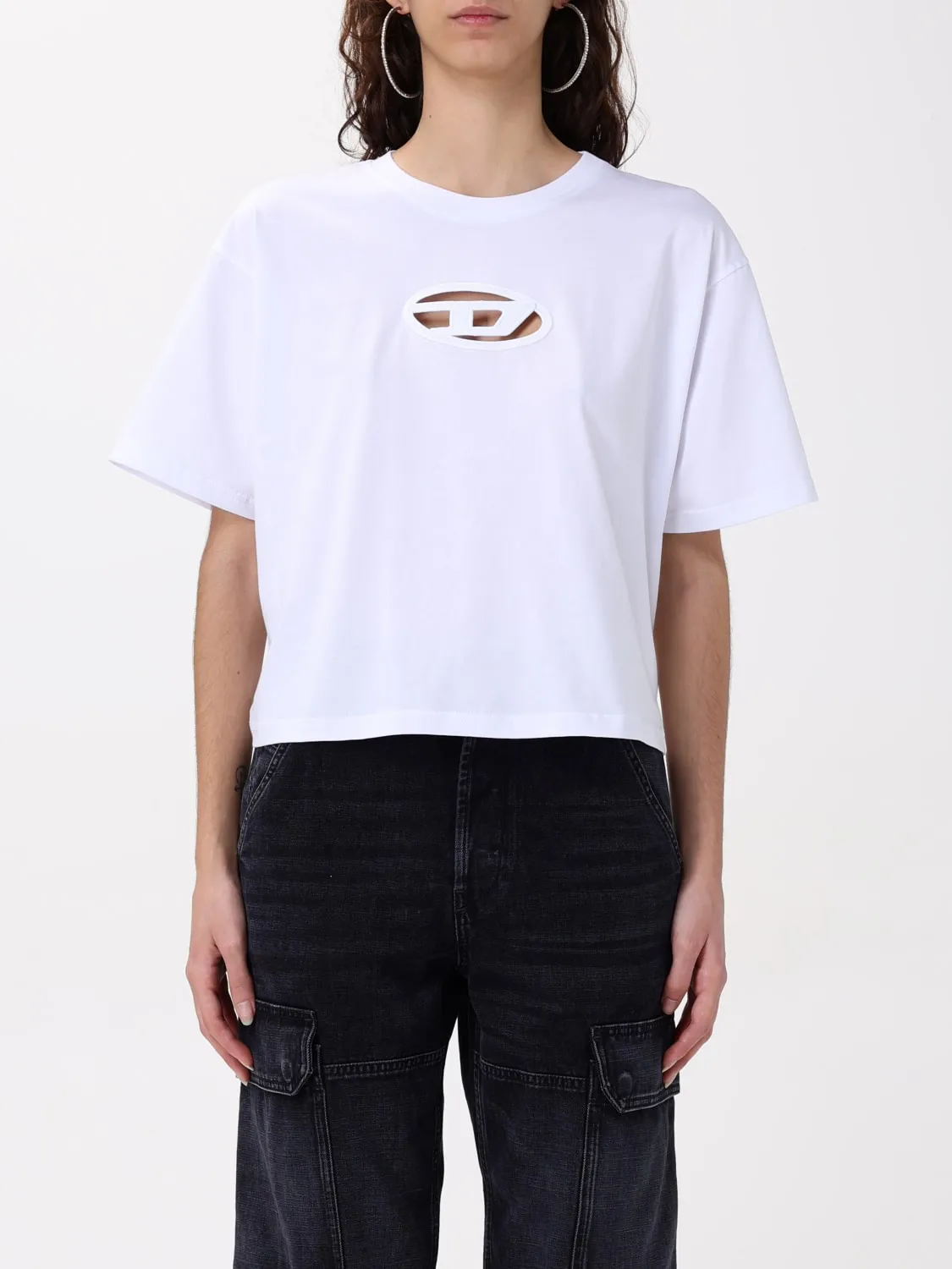 T-shirt crop Oval D Diesel