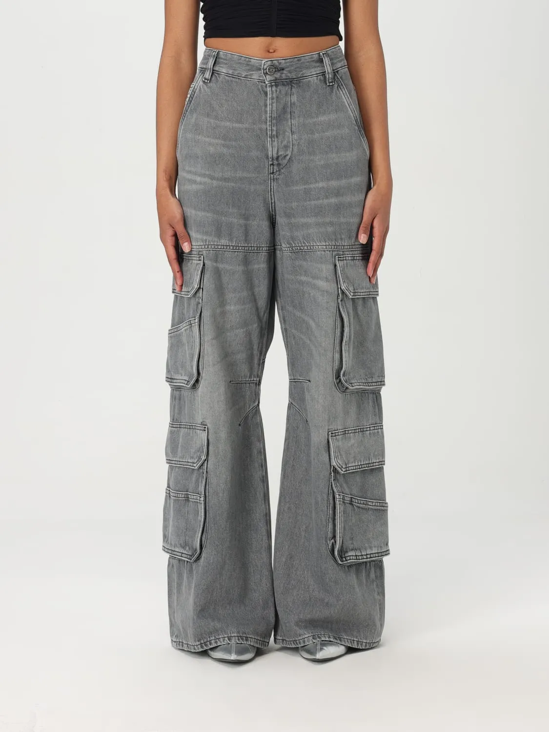 Jeans cargo Diesel in cotone