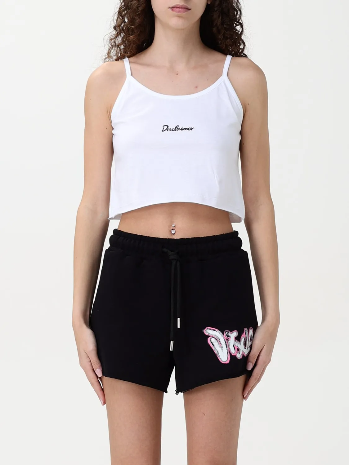 Top basic Disclaimer in cotone