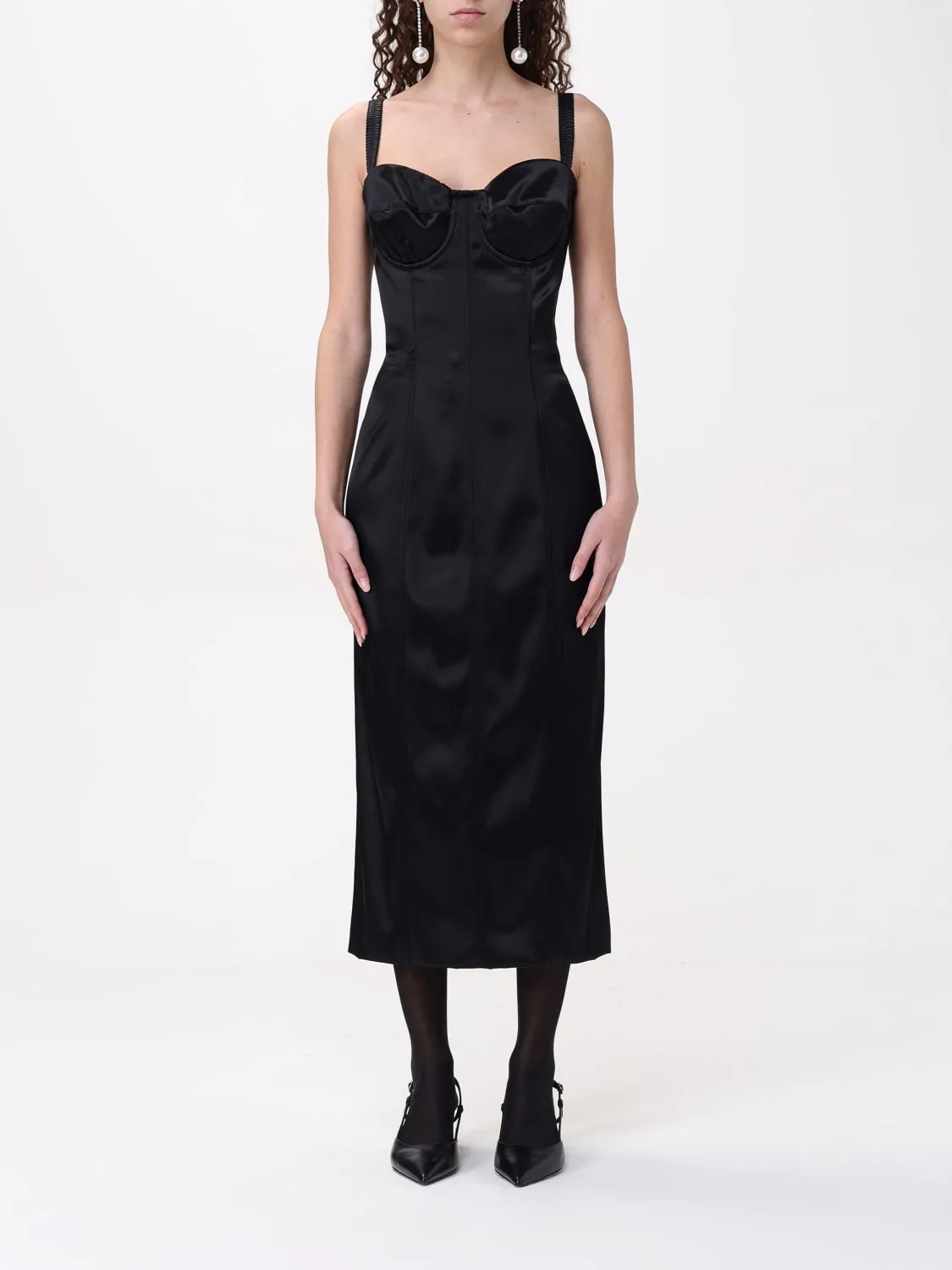 Abito a bustier Dolce & Gabbana in raso