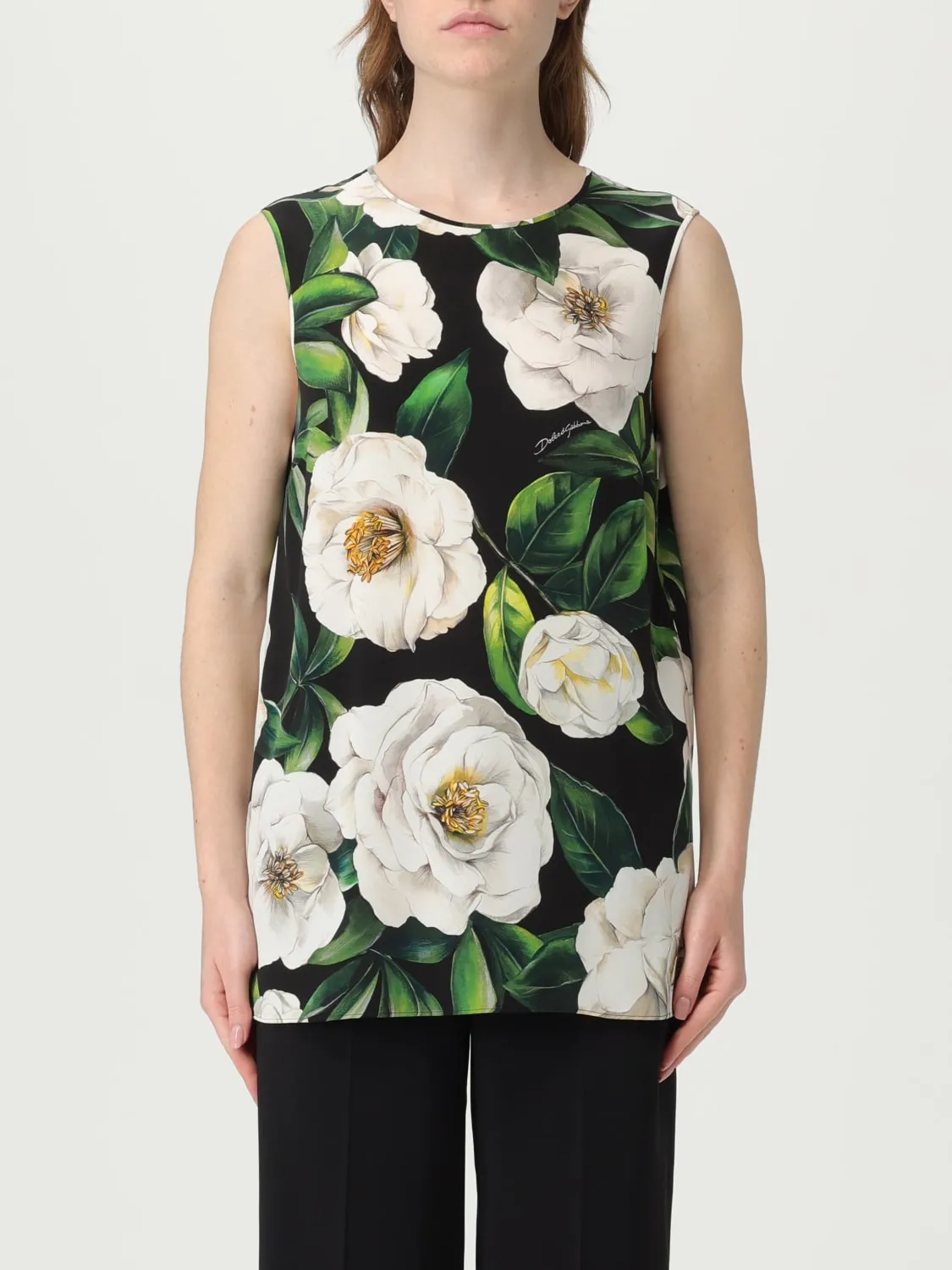 Canotta floreale Dolce & Gabbana