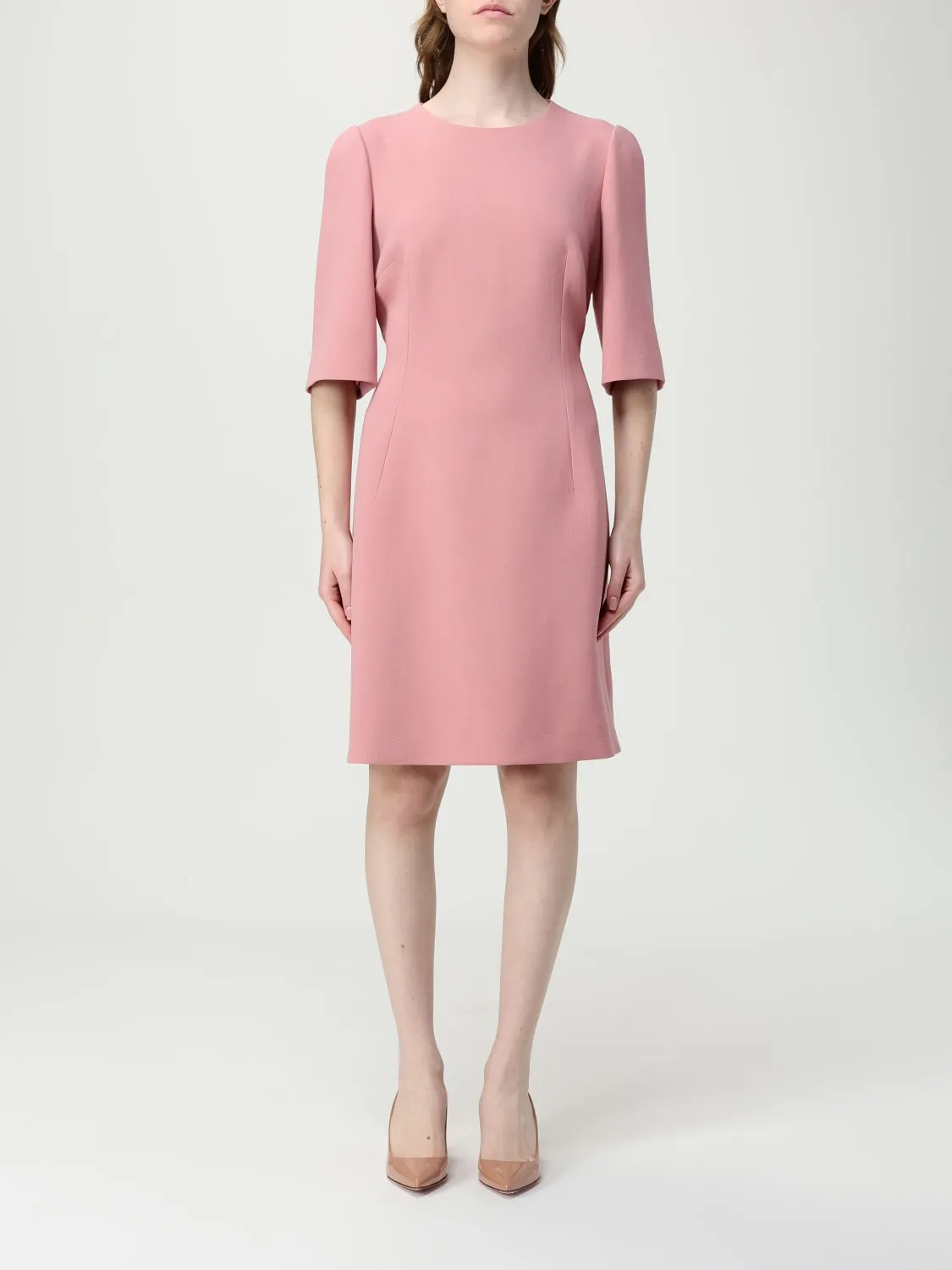 Abito basic Dolce & Gabbana in crêpe di lana